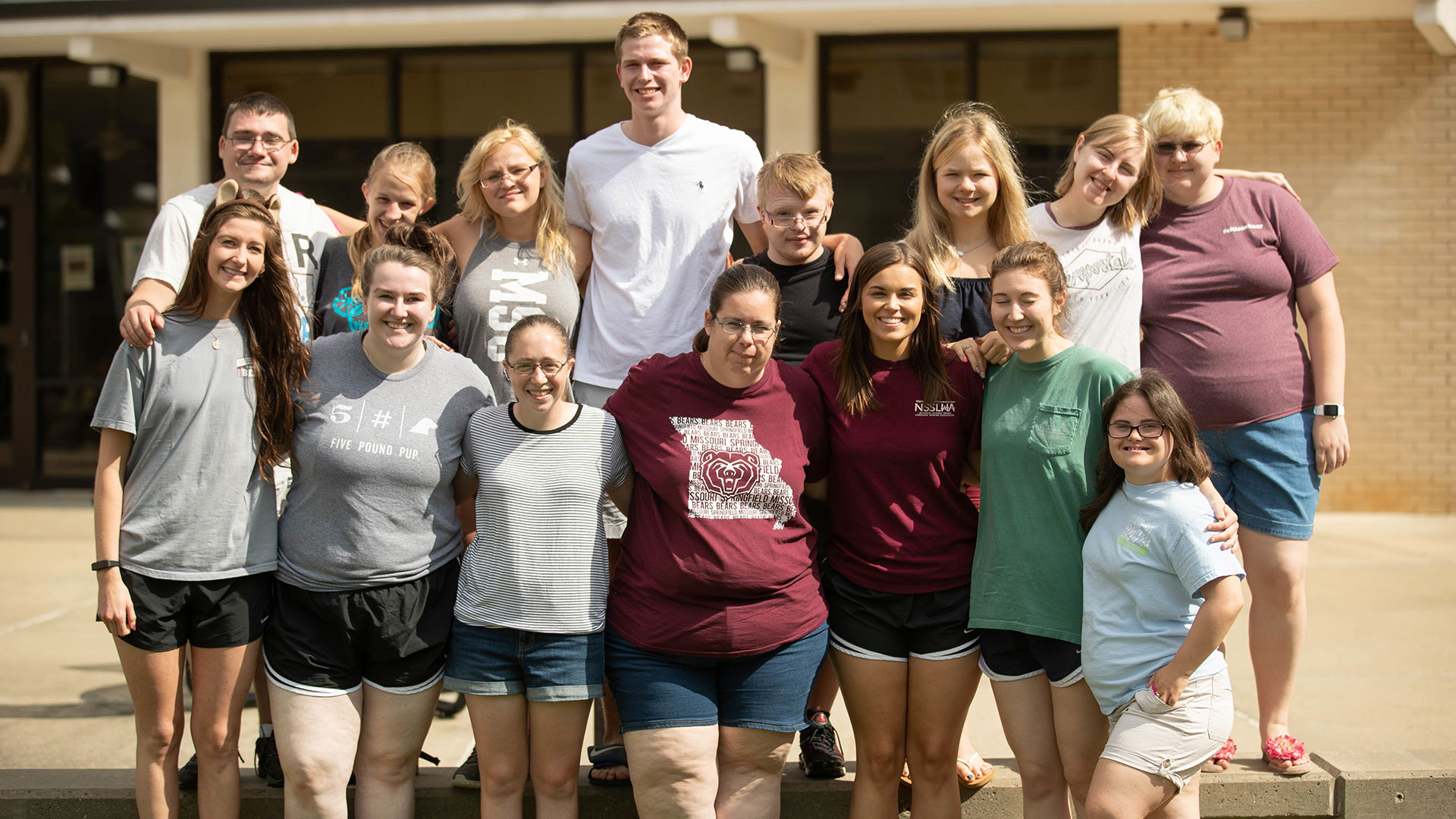 A group photo of Bear POWER program participants. 