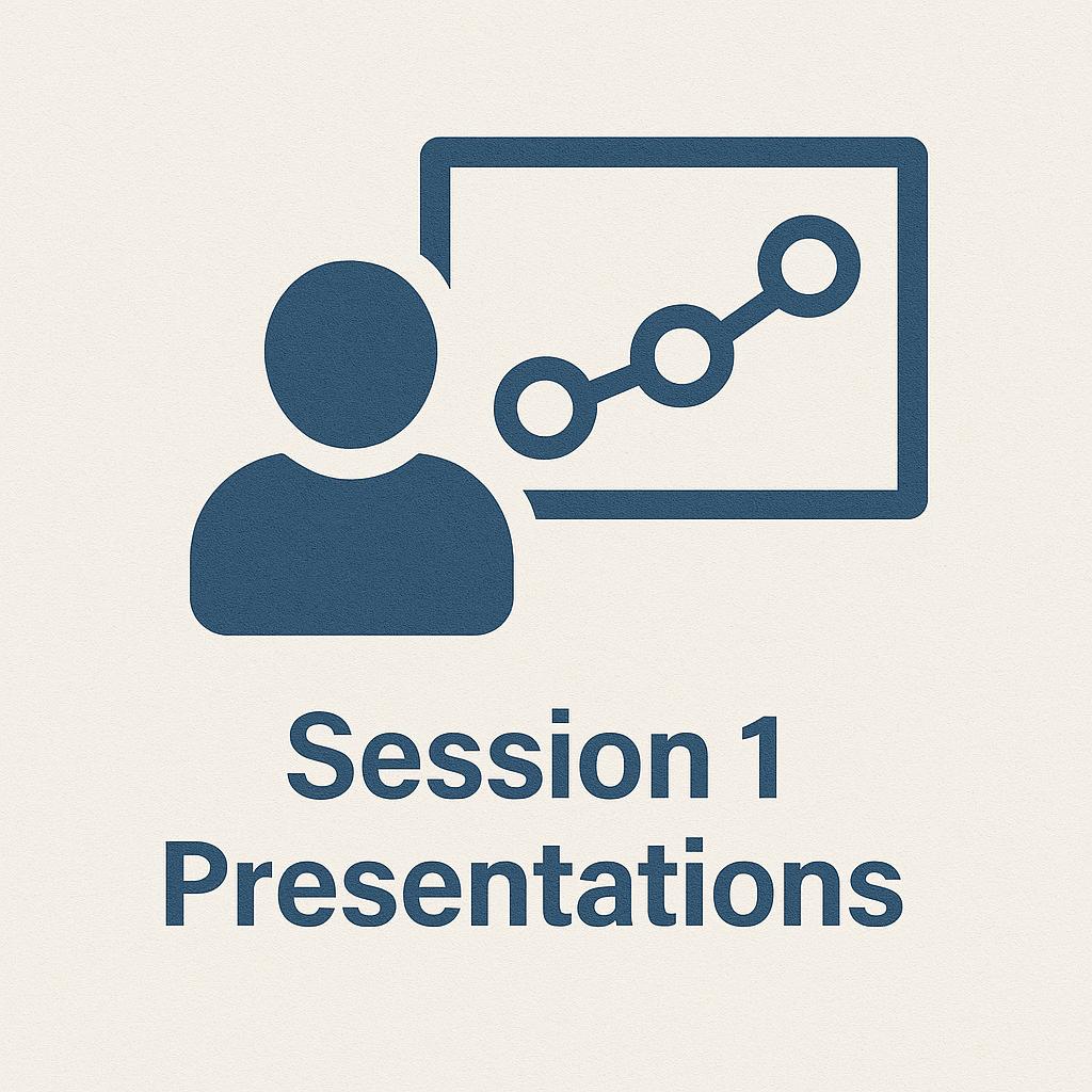 Session 1 presentations