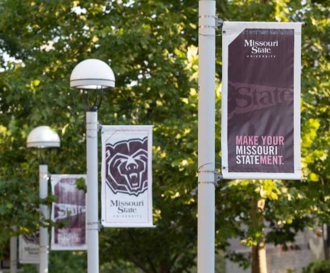 campus flags