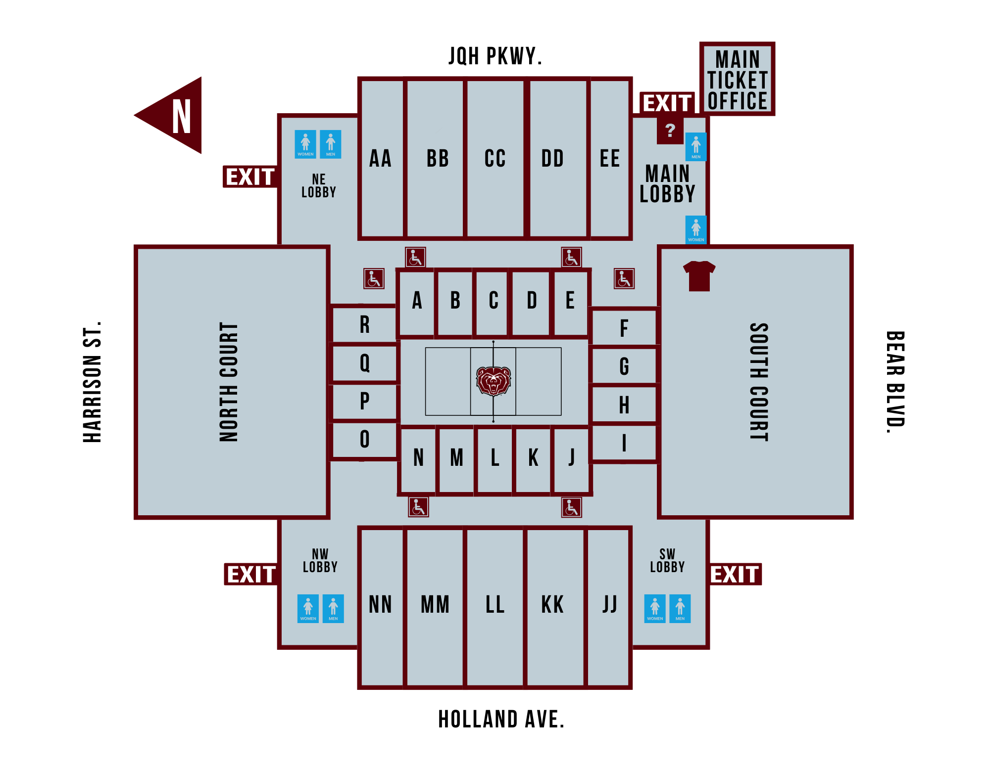 HSC Seating Map