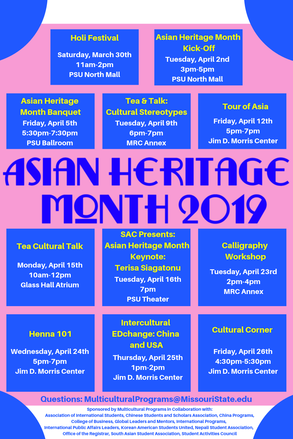 Heritage Months Multicultural Programs Missouri State