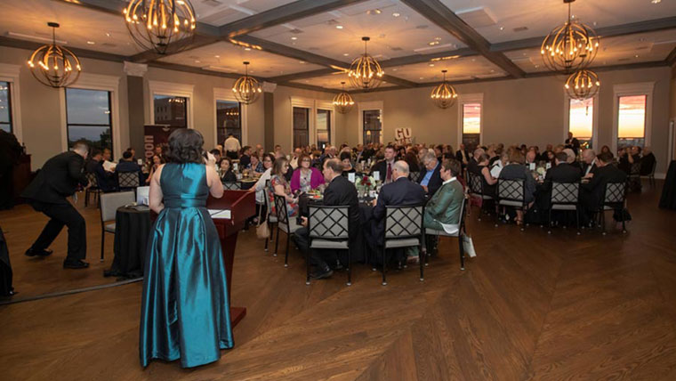 Dinner attendees gather for MSU Choral Gala 2019