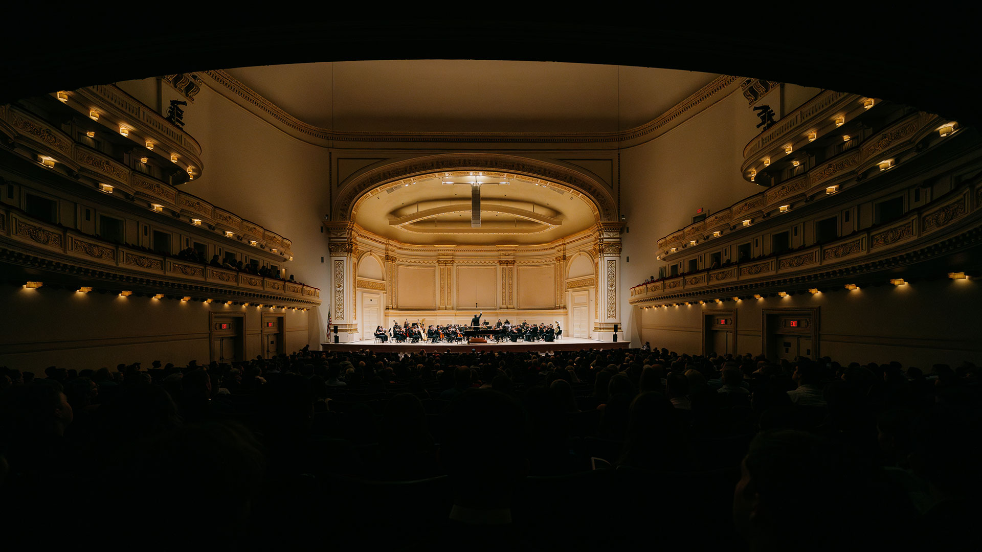 Photo of Missouri State University Symphony Orchestra performing at Carnegie Hall June 2024 (Credit Brian Hatton Photography)