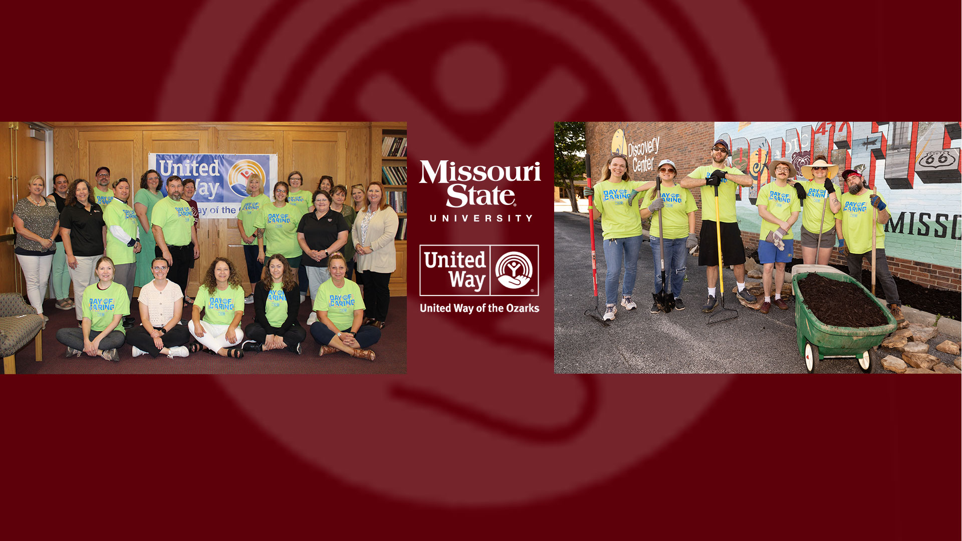 Missouri State faculty and staff participating in Day of Caring 2024. 
