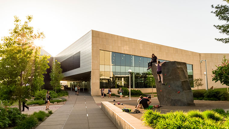 A view of the Foster Recreation Center